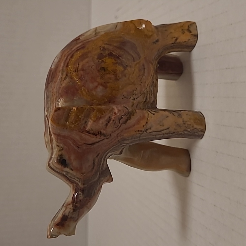 Beautiful Carved Marble Elephant